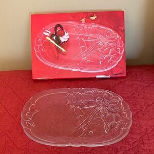 Mikasa Crystal bells plate